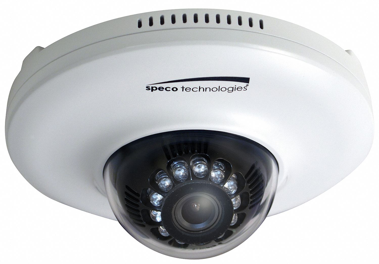 SPECO TECHNOLOGIES Indoor Color IP Camera,Dome,Fixed,3.7mm   Network IP Video Cameras   33RM71|O2DP9
