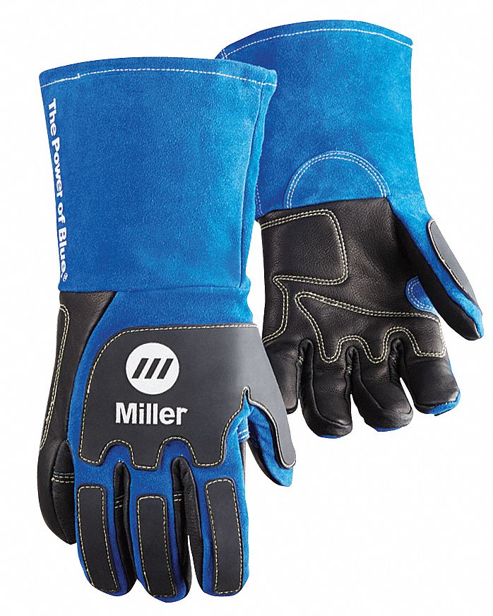MILLER ELECTRIC Welding Gloves, XL, 1 PR 33RN04263351 Grainger