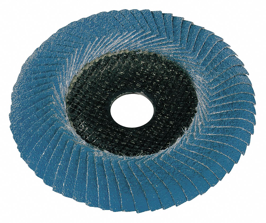 METABO Flap Disc 7/8 in Mounting Hole Size, 80 Abrasive Grit, Medium