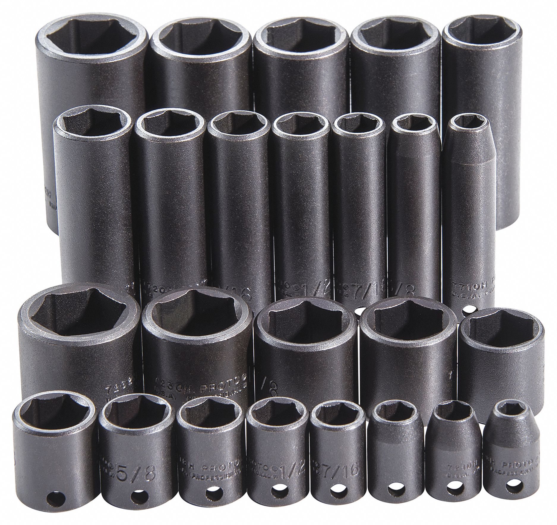 thumbnail image 2 of Genius Tools 13-Piece 3/8" Drive SAE Deep Impact Socket Set TF-313SD - Professional Grade 2 of 9