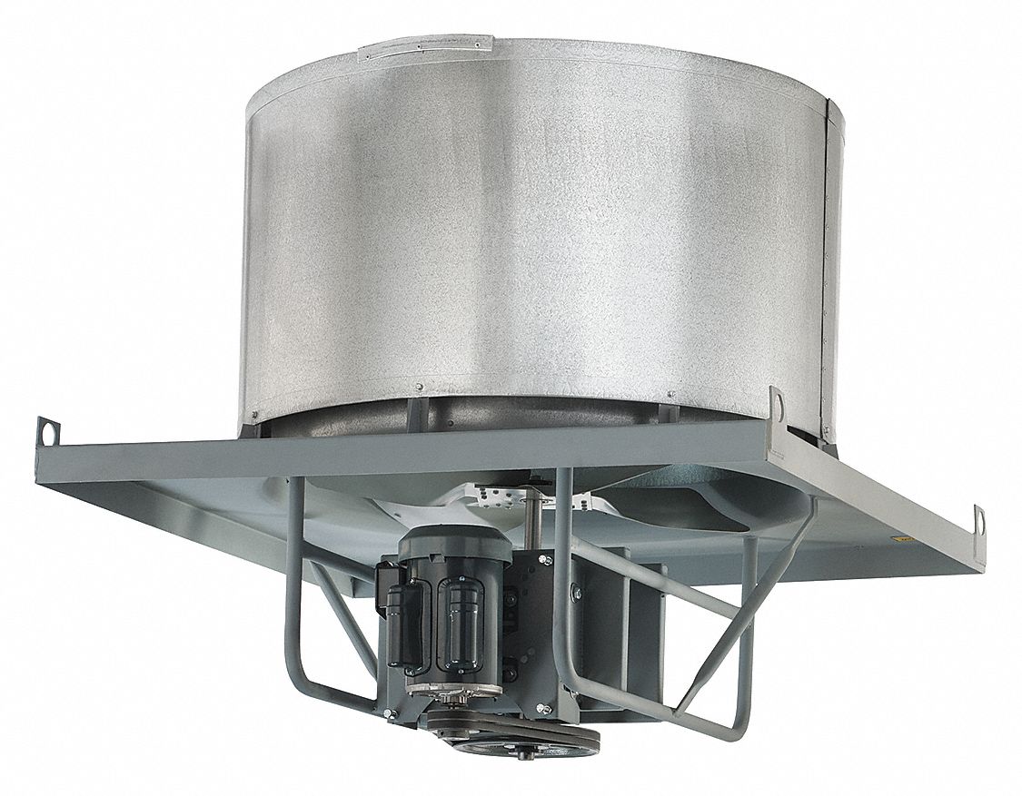 Belt Drive, 60 in Blade, Axial Upblast Roof Exhaust Fan 33TD99BRV