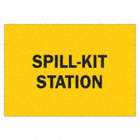 SPILL KIT STATION SIGN 7X10 SS