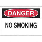 SIGN DANGER NO SMOKE 7X10 PL