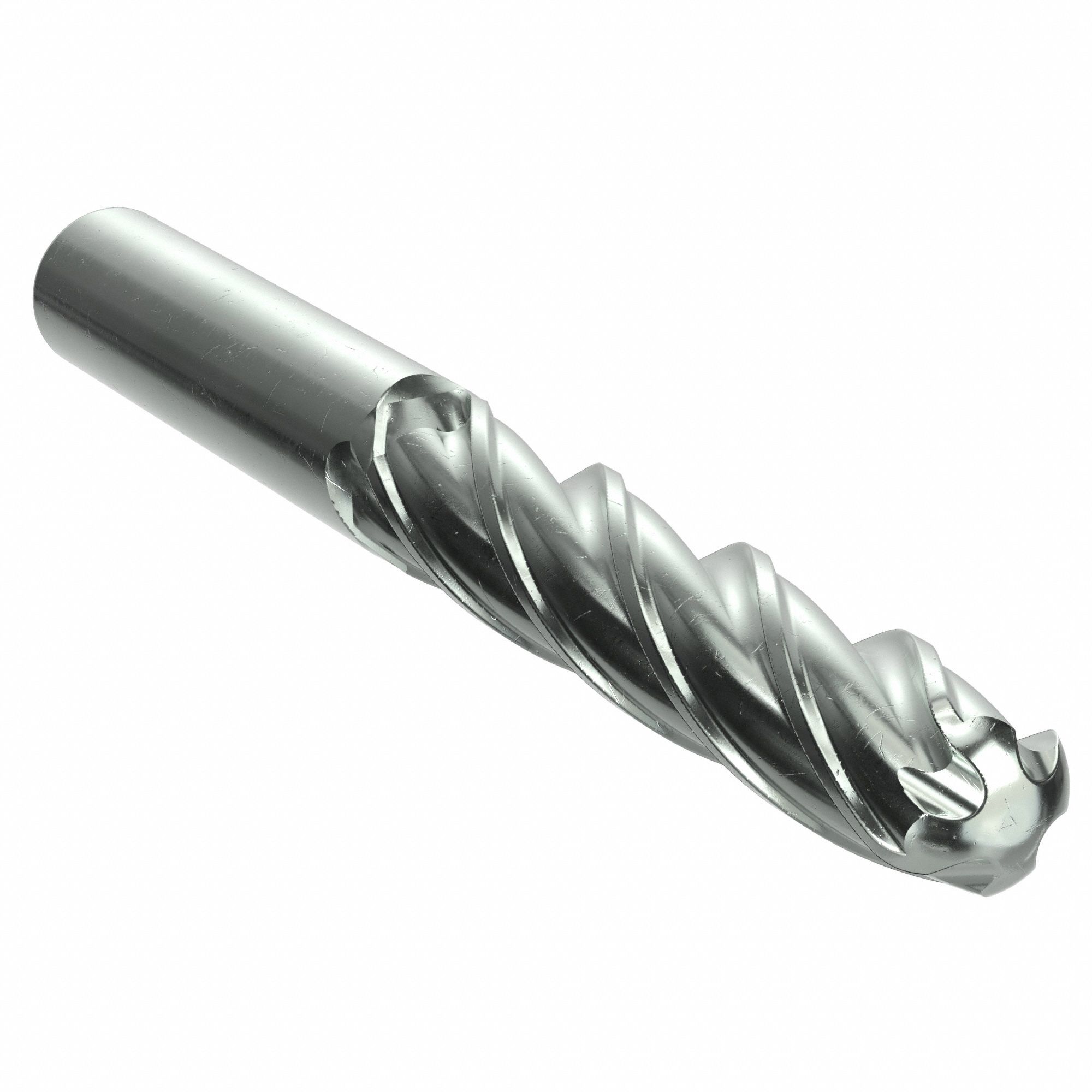 YG1 TOOL COMPANY, 4 Flutes, 3/16 in Milling Dia., Ball End Mill