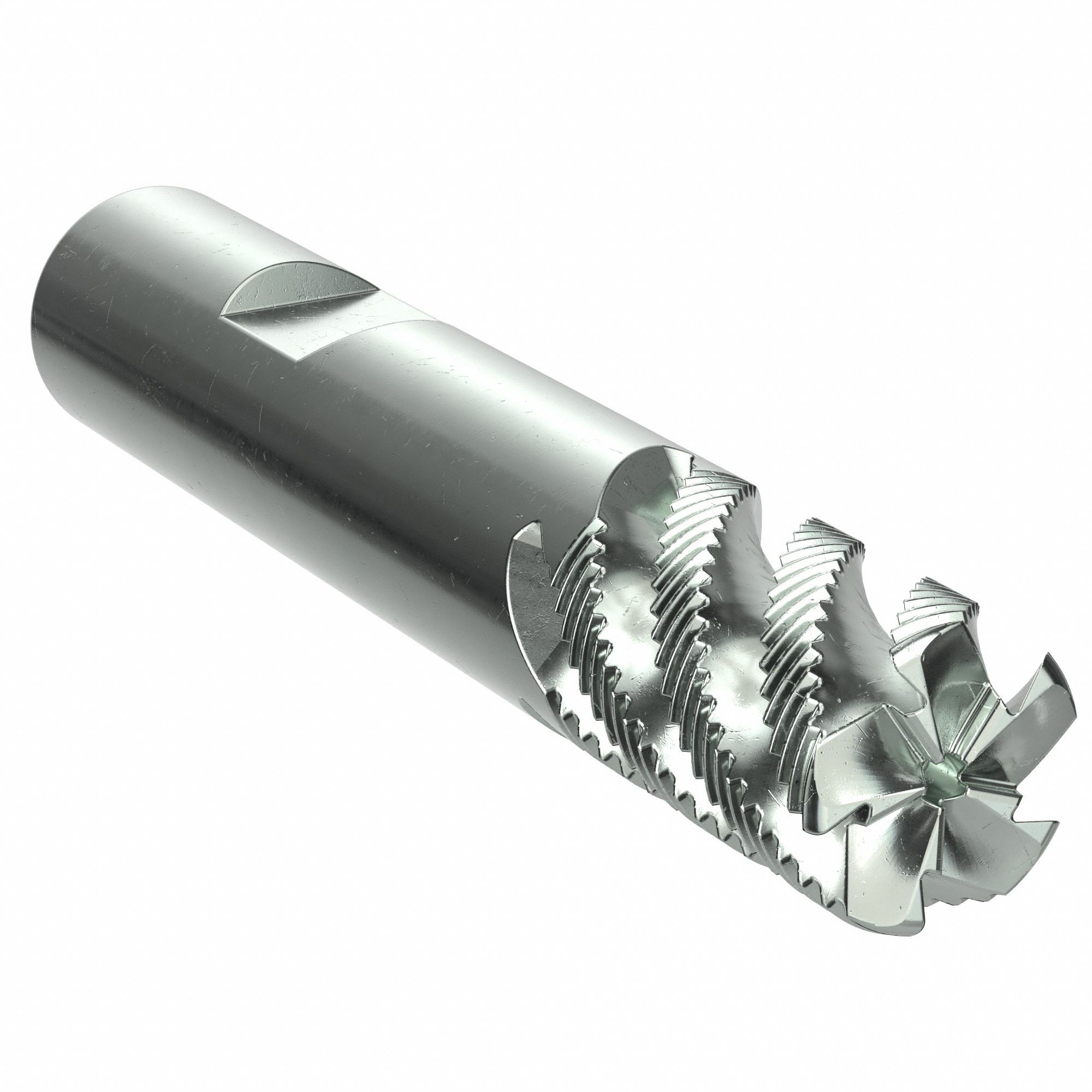 YG1 TOOL COMPANY, TiN Finish, 5 Flutes, Corner Radius End Mill