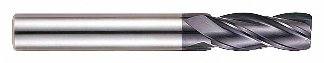 Cor Rad End Mill, 1/2", Carb, 0.0200" rad