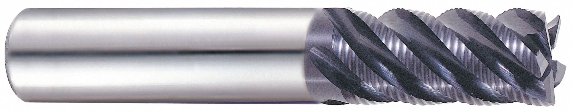Roughing End Mill,  0.375 in,  Carbide