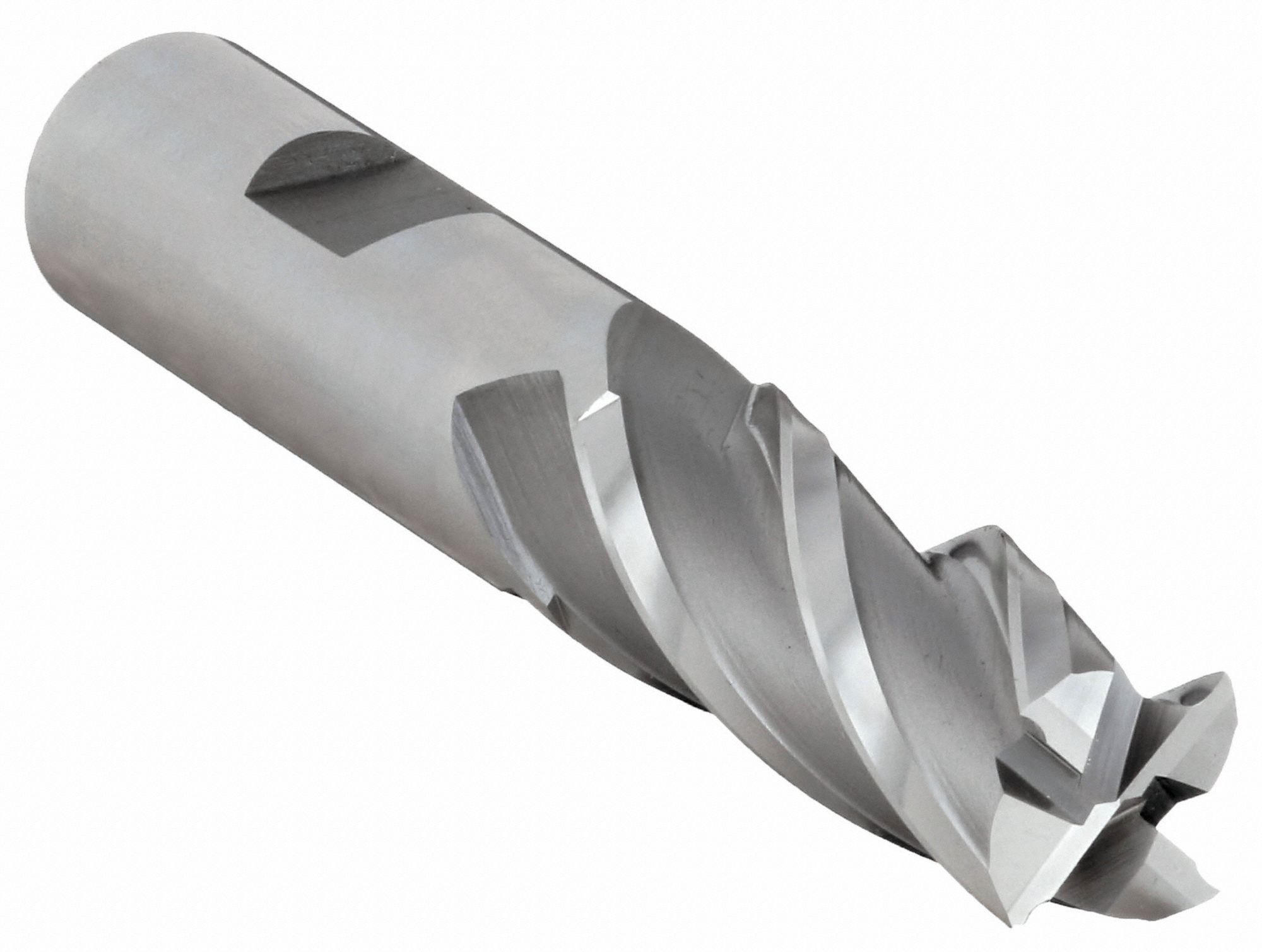 SQUARE END MILL, CENTRE CUTTING, 4 FLUTES, ⅝ IN MILLING DIAMETER, 1⅝ IN CUT, HSS