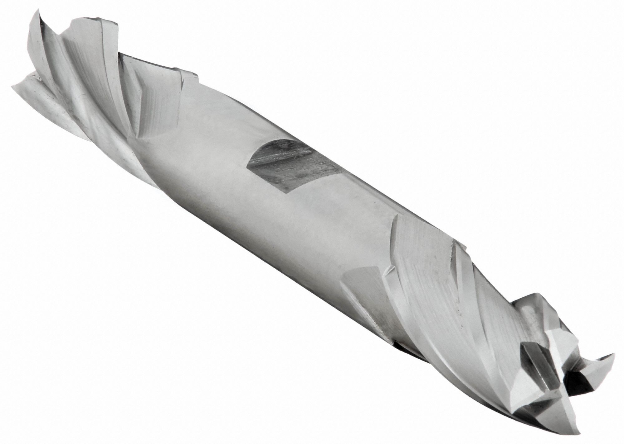 SQUARE END MILL, 4 FLUTES, ½ IN MILLING DIAMETER, 1 IN CUT, HIGH SPEED STEEL