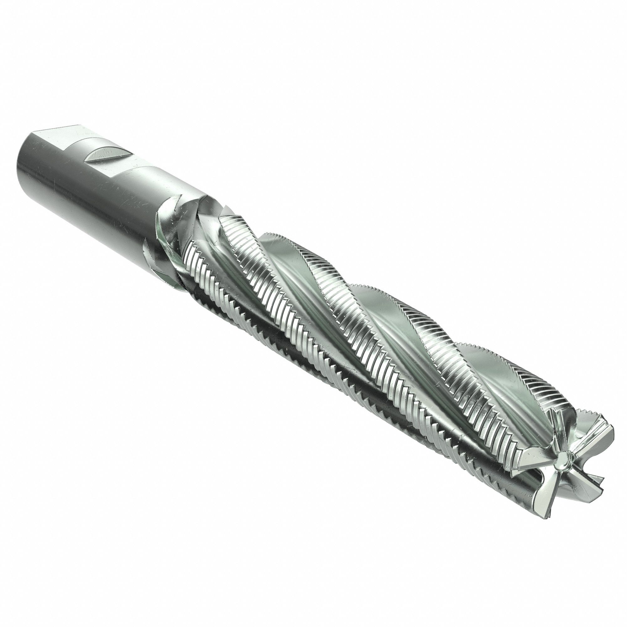 Sq. End Mill, Single End, HSS, 1/2"