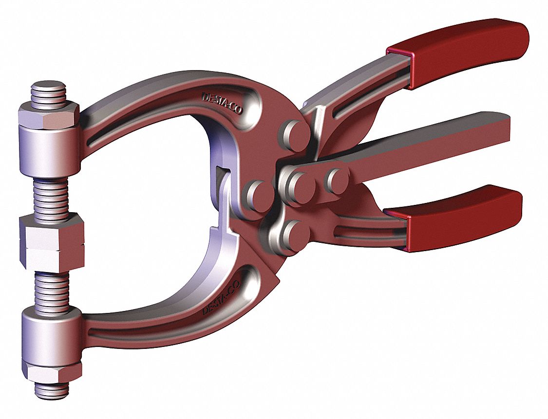 DESTACO Squeeze Action Clamp, Hex Head Bolt, 700lb 33TV844622