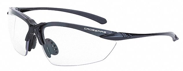 Safety Glasses Clear Black