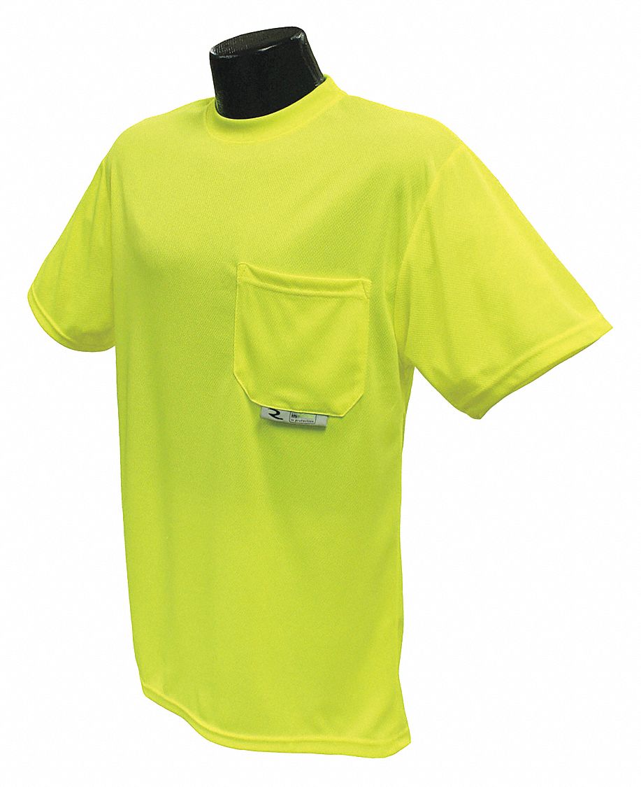 RADIANS, XL, Green, Short Sleeve TShirt 33TX65ST11NPGSXL Grainger