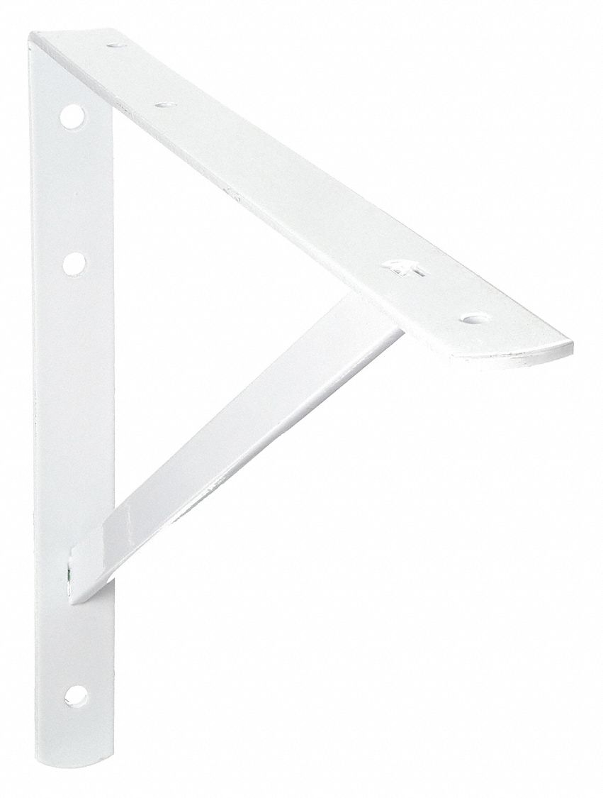 Shelf Bracket: 15 3/4 in Lg, 1 9/64 in Ht, 10 5/8 in Wd, 500 lb Capacity