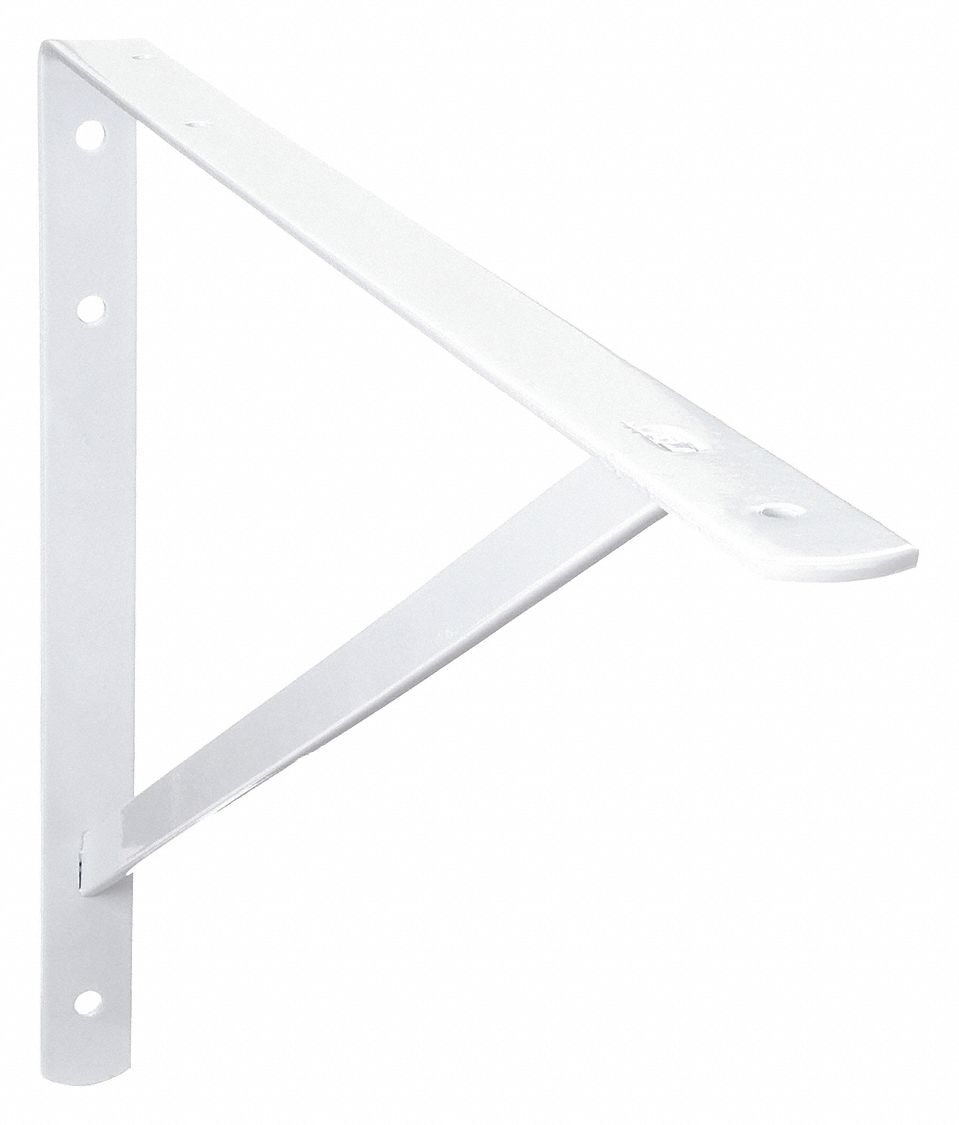 Shelf Bracket: 19 1/2 in Lg, 1 9/64 in Ht, 13 in Wd, 500 lb Capacity