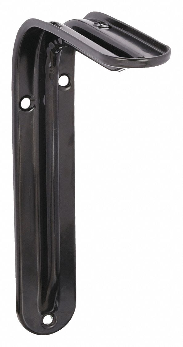 Shelf Bracket,Steel,Black,11-3/4 in. L