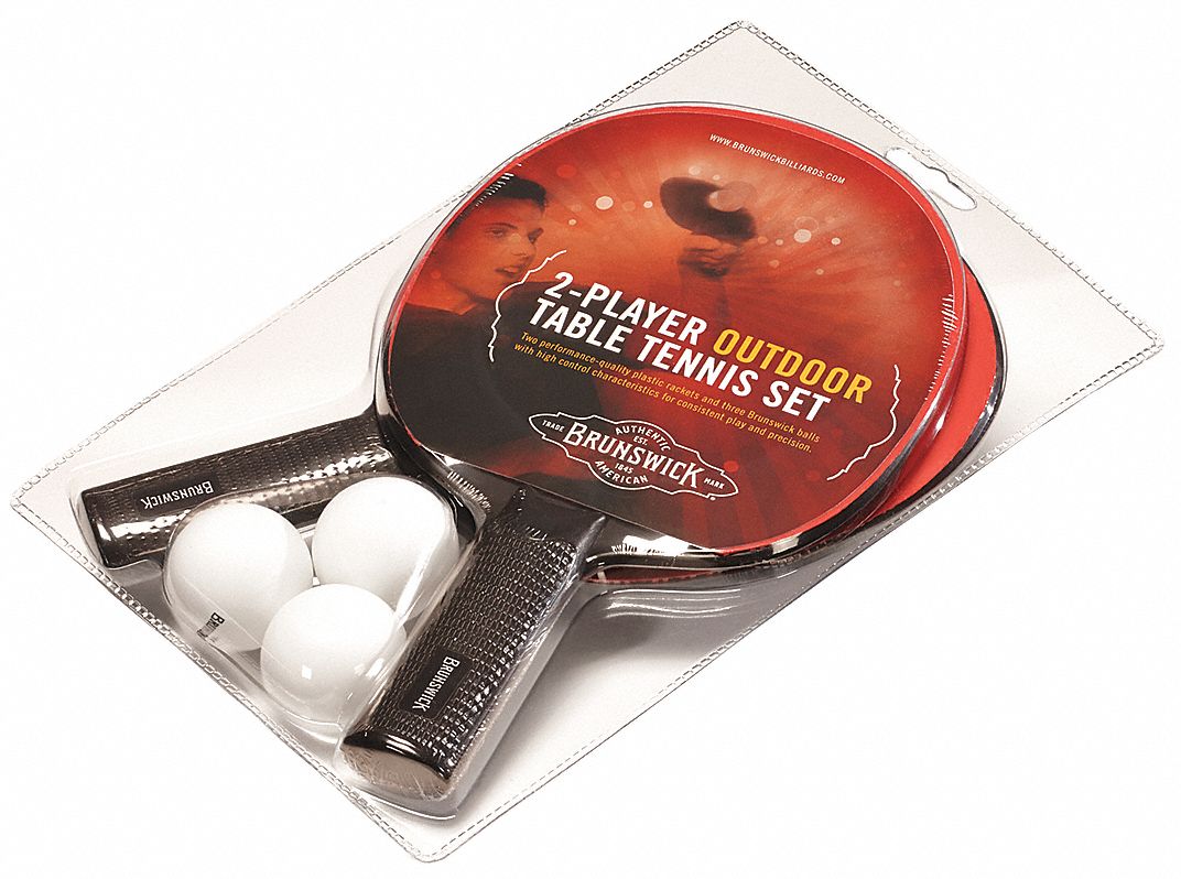 Paddle and Ball Set: For Use With Table Tennis Table