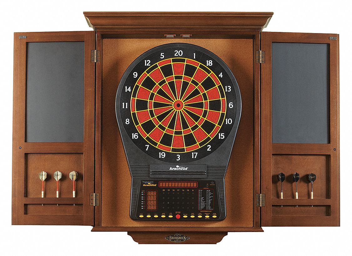 33TZ49 - Dartboard Cabinet Wood Electronic Poplar