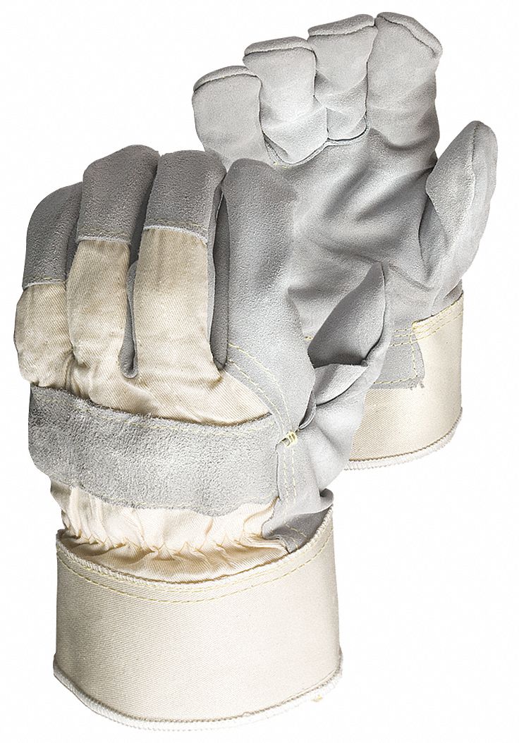 GANTS DE TRAVAIL EN CUIR,M(8),PEAU DE VACHE,STD,ANSI CUT LEVEL A5,ENTIER,1 PR