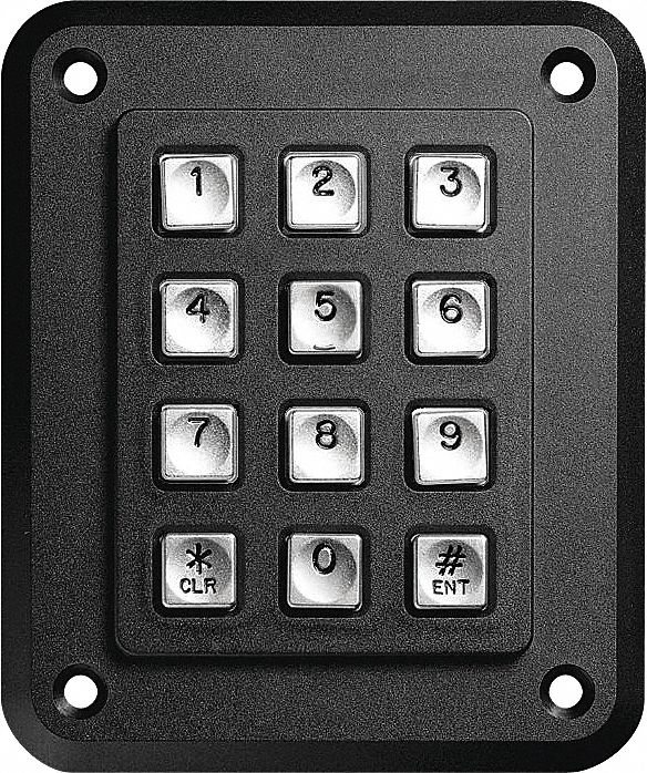 12 KEY TOUGHENED KEYPAD