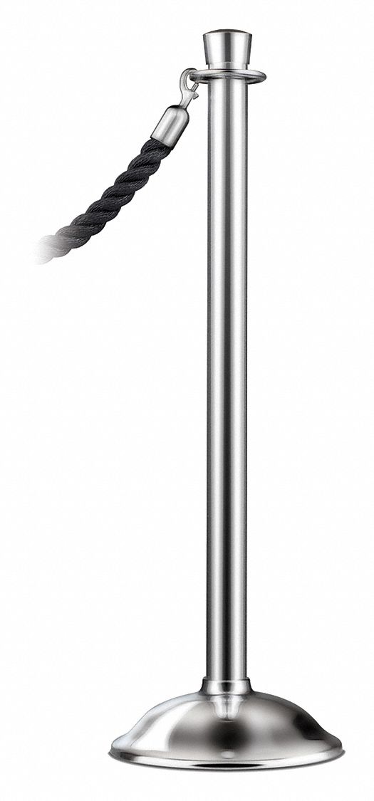 Urn Top Rope Post: Urn, 38 1/2 in Post Ht, Steel, Tapered, 36 in to 40 in, Not ADA Compliant
