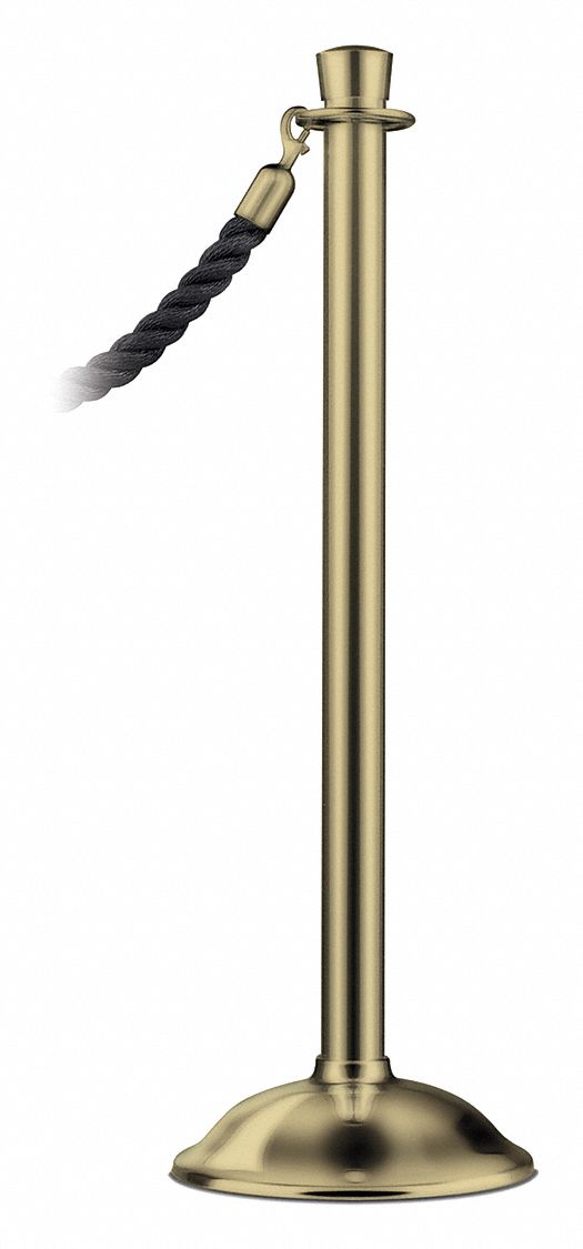 Urn Top Rope Post: Urn, 38 1/2 in Post Ht, Steel, Tapered, 36 in to 40 in, Not ADA Compliant