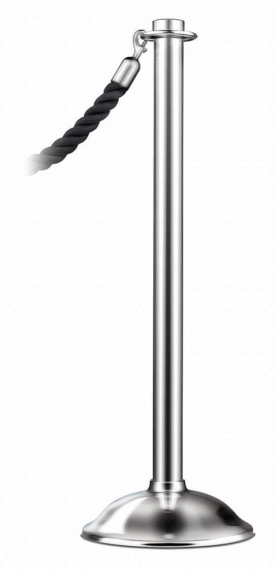 Contemporary Top Post: Contemporary, 36 1/4 in Post Ht, Steel, Flat, 36 in to 40 in