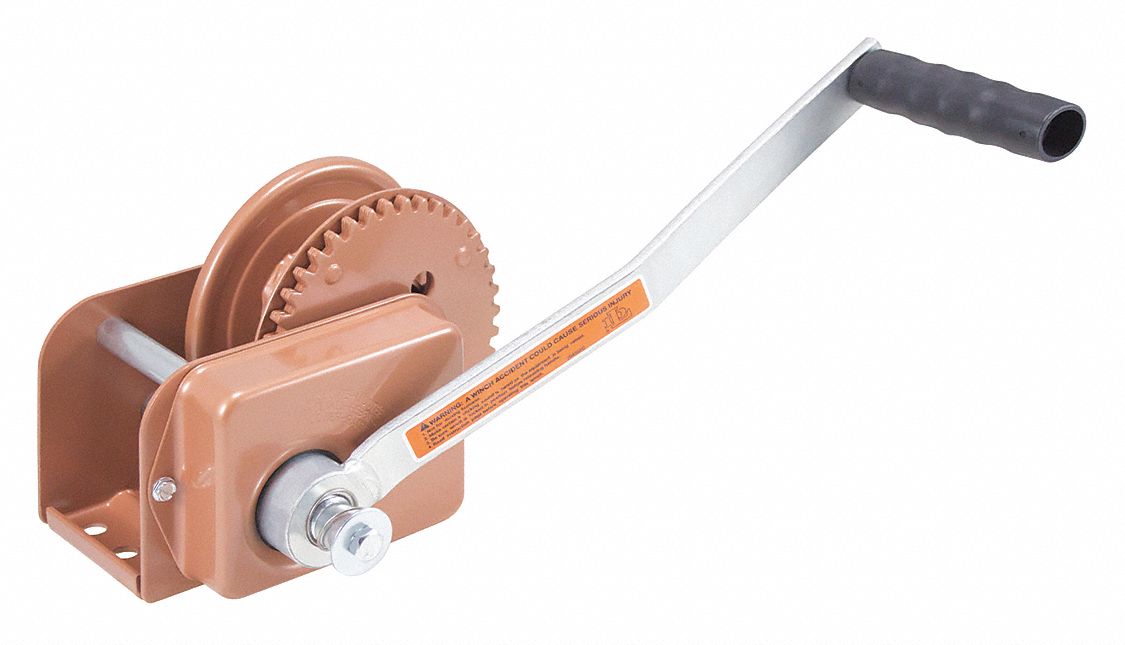 DUTTONLAINSON 5 13/16 inH Lifting Hand Winch with 1,200 lb 1st Layer