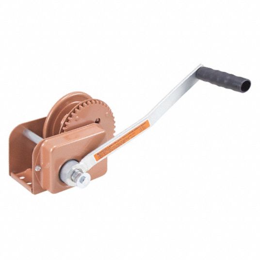 DUTTON-LAINSON 5 13/16 inH Lifting Hand Winch with 1,200 lb 1st Layer