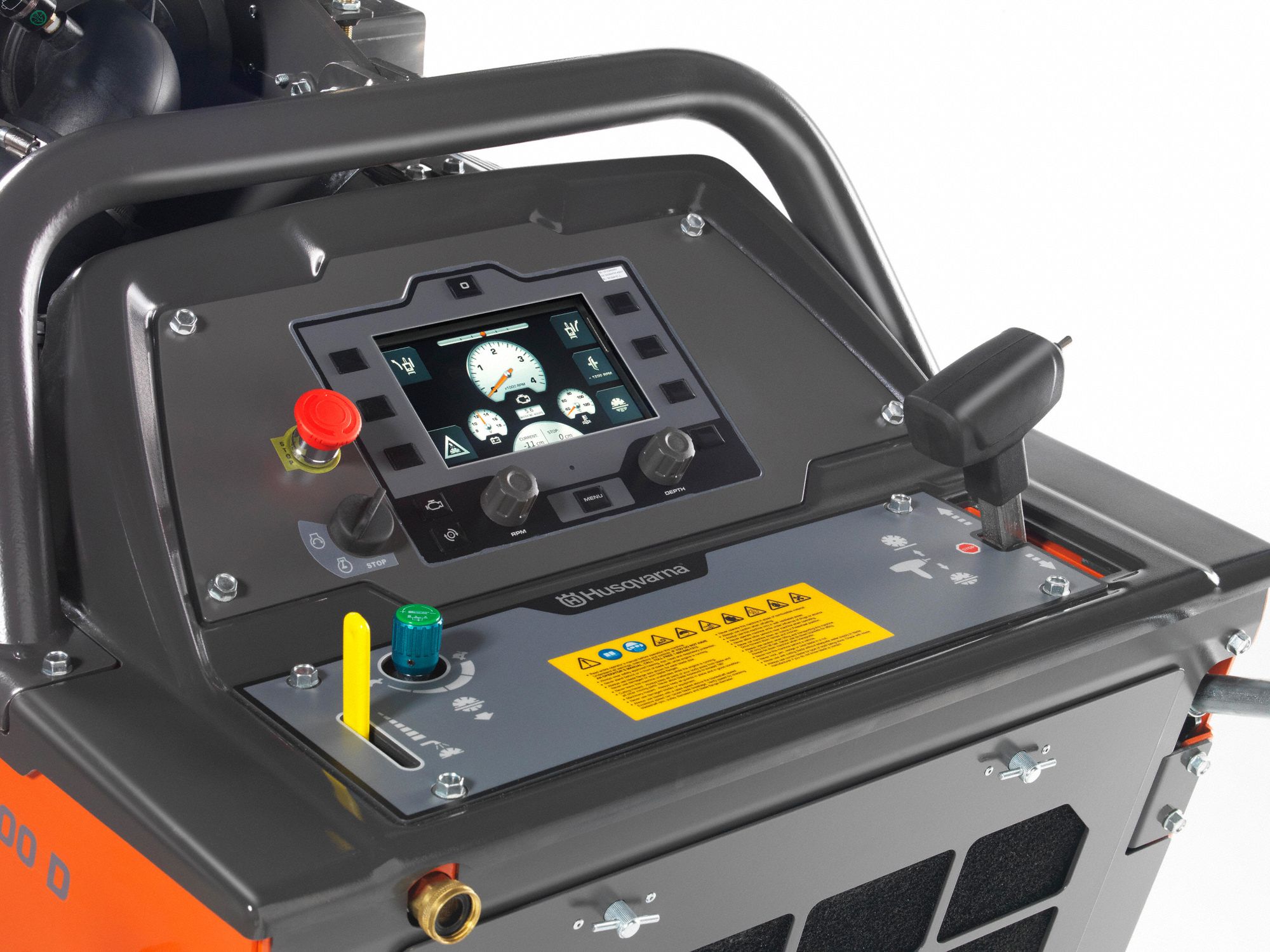 HUSQVARNA Walk-Behind Concrete Saw: 26 in Blade Dia., Wet, 10 1/2 in ...