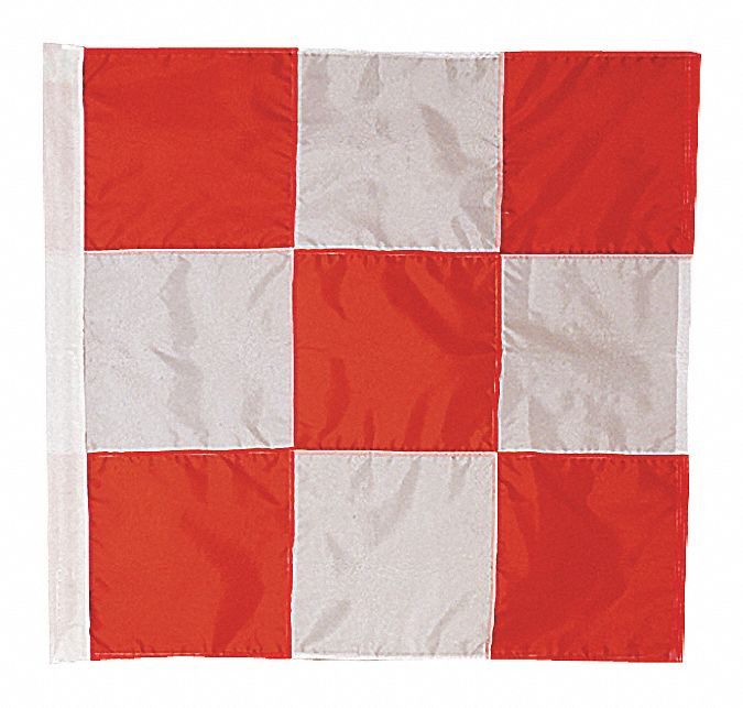 33UF94 - Airfield Vehicle Safety Flag 3ft.Hx3ft.W