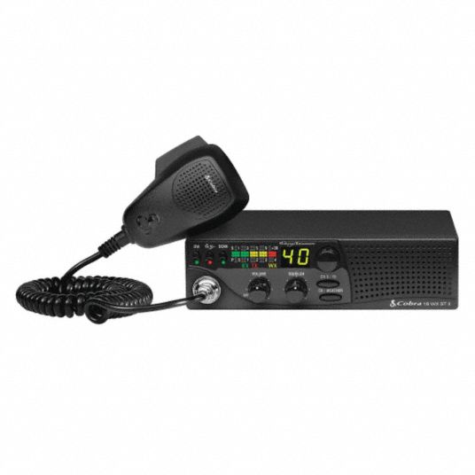 Mounted, Compact/Weather Channels, CB Radio - 33UG06|18 WX ST II - Grainger