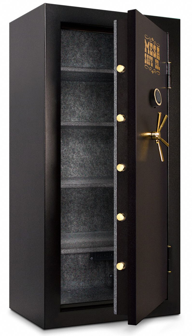 MESA SAFE COMPANY Gun Safe 882 lb Net Wt, 22.9 cu ft Capacity, 1 hr
