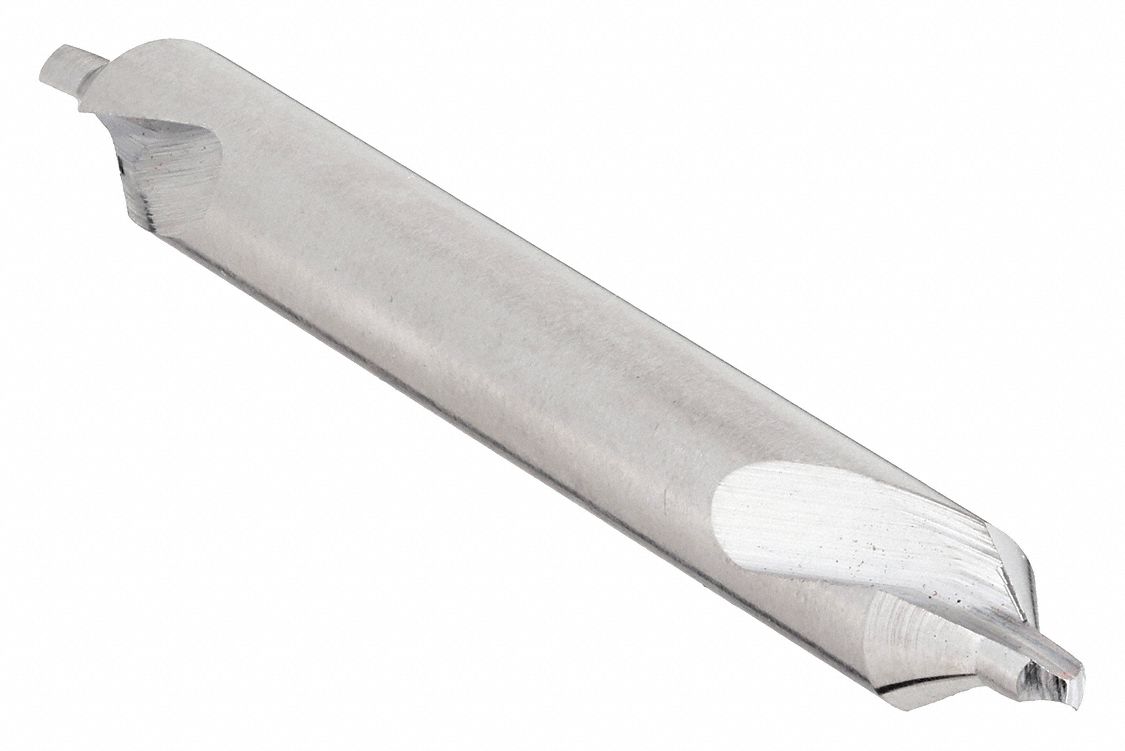 Center Drill: #0 Drill Size, 1/8 in Body Dia., 1/32 in Drill Point Dia., 1 1/4 in Overall Lg