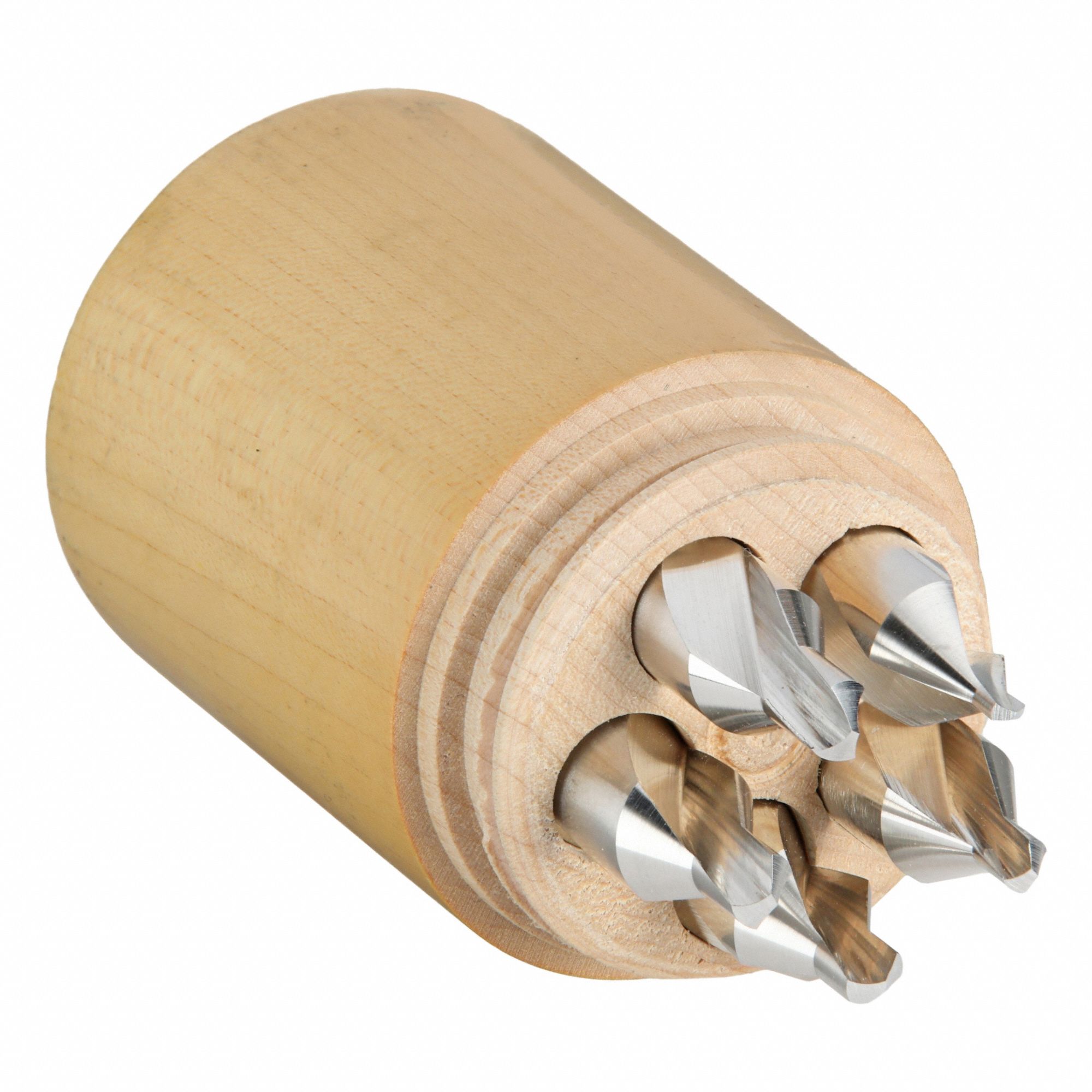 Center Drill Set: Jig Bore, 5 Pc, 60°, High Speed Steel