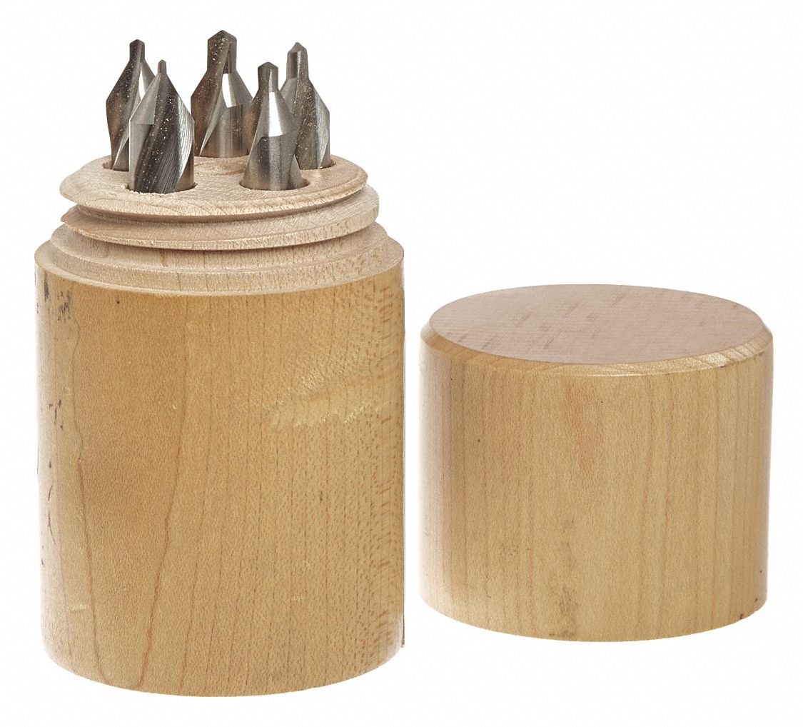 KEO, High Speed Steel, Bright (Uncoated) Finish, Center Drill Set