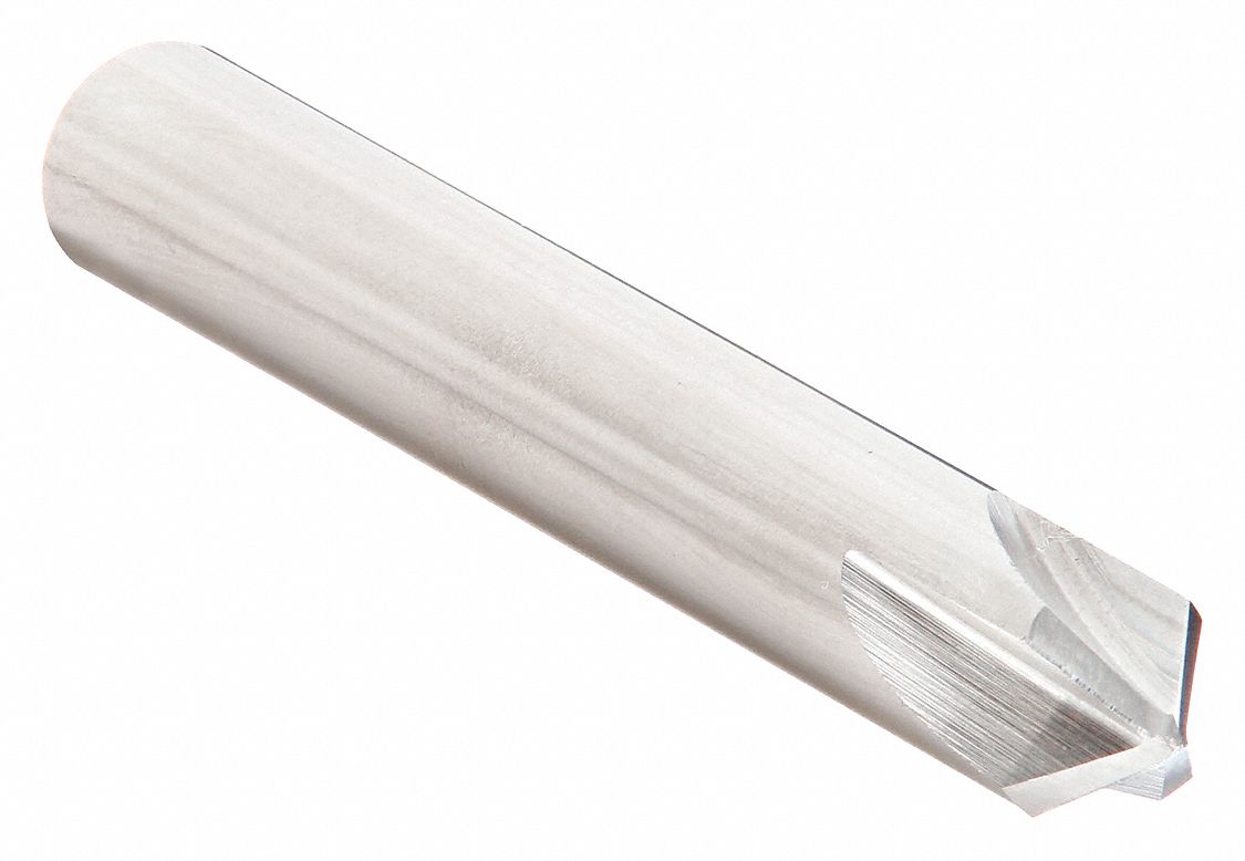 Countersink: 1 in Body Dia., 1/2 in Shank Dia., Bright (Uncoated) Finish, 4 3/8 in Overall Lg