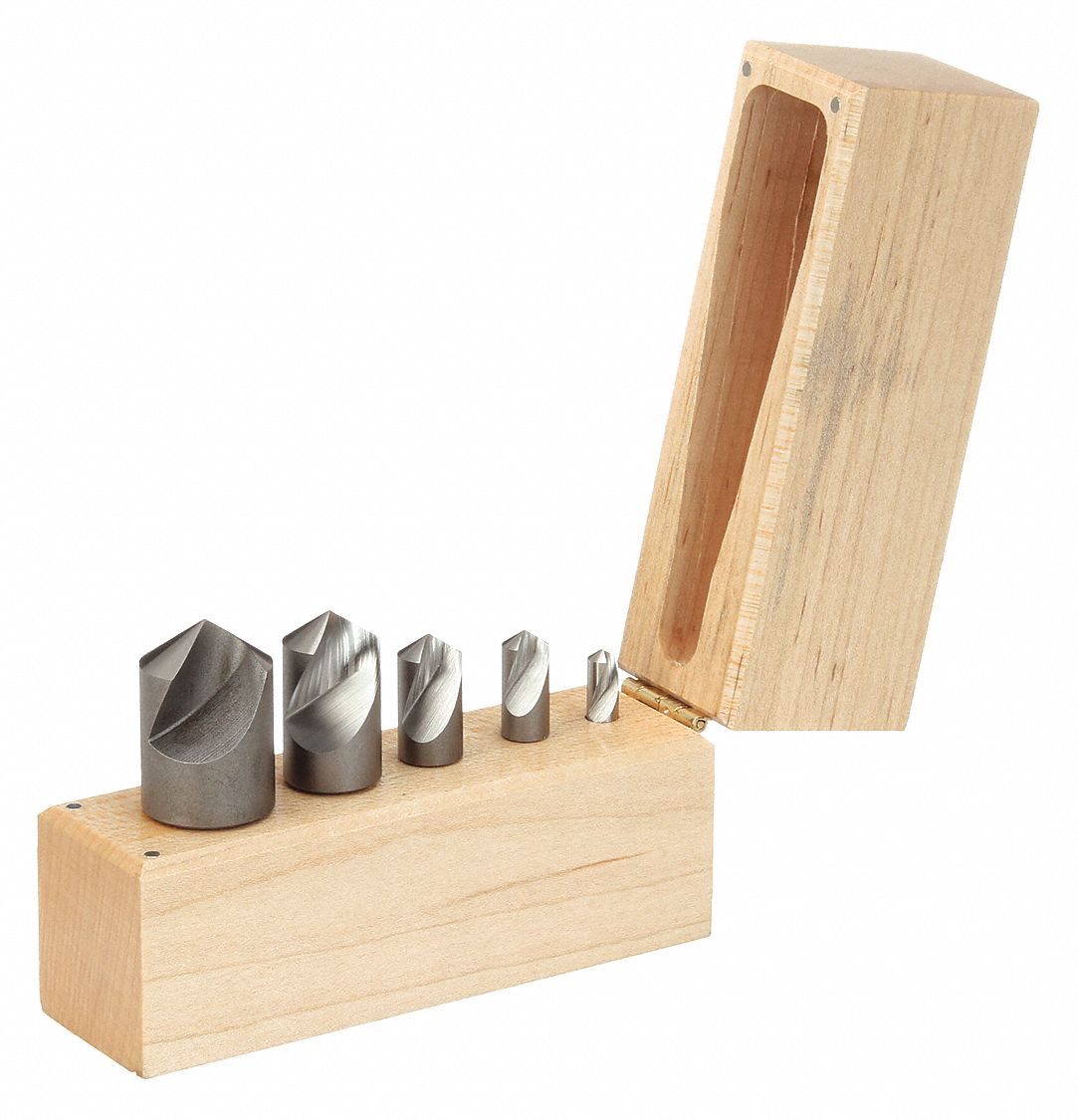 KEO, High Speed Steel, Bright (Uncoated) Finish, Countersink Set