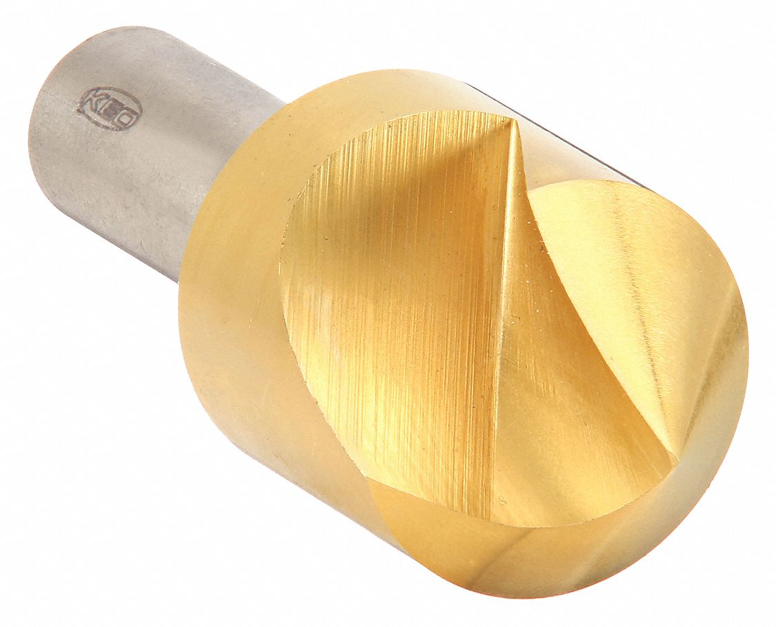 Countersink: 1 1/2 in Body Dia., 3/4 in Shank Dia., TiN Finish, 2 7/8 in Overall Lg