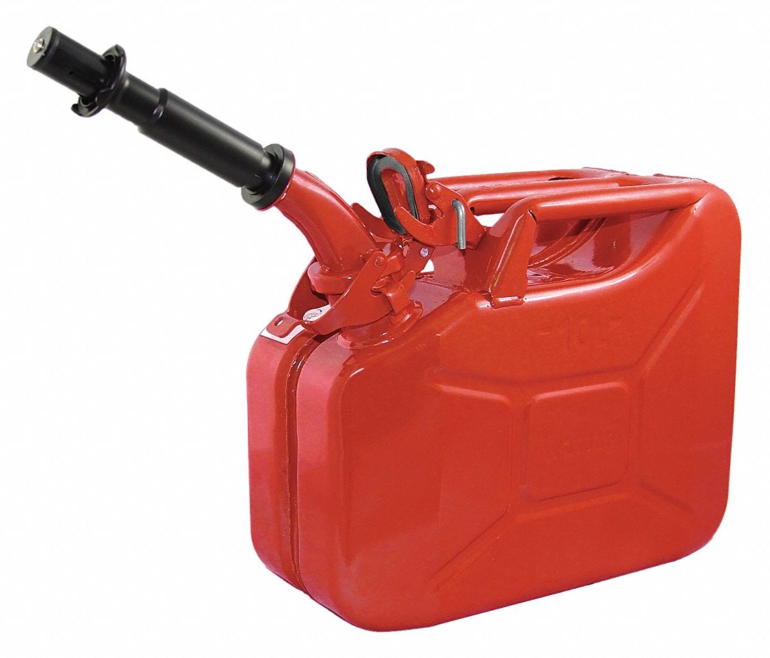 Recipiente de Gasolina,Rojo,10L/2.6 gal. - Recipientes para y - 33UZ35 | 2238-10 - Grainger México