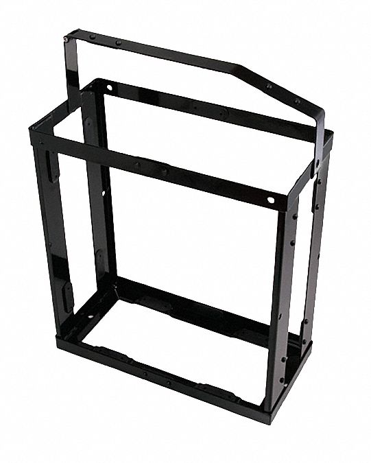 Gas Can Holder Black 19-1/2 in L