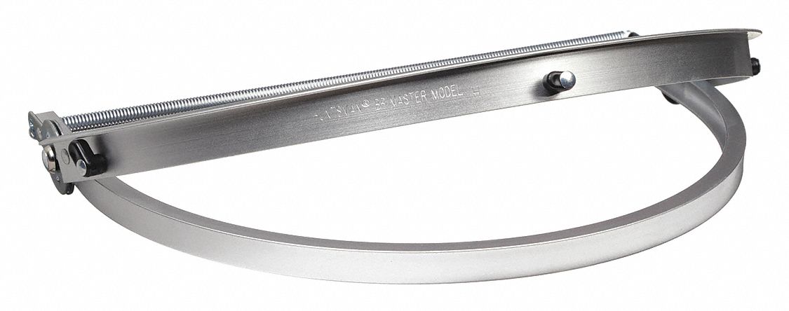 Face Shield Adapter: Pinlock Attachment Type, Metal, Silver