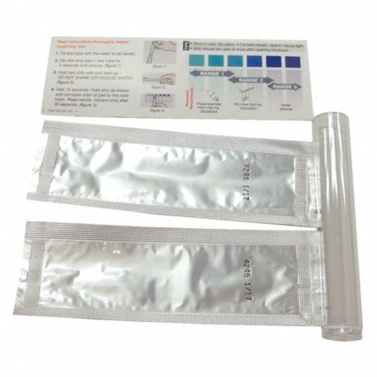 HONEYWELL Water Hardness Test Strip Kit, For Use With Grainger Item