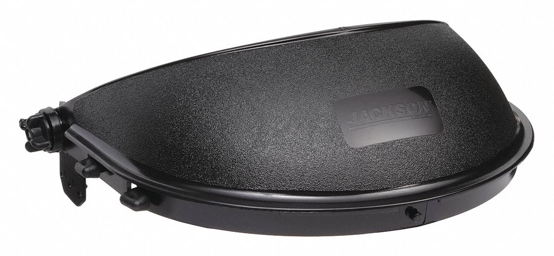 Face Shield Adapter: Pinlock Attachment Type, Plastic, Black