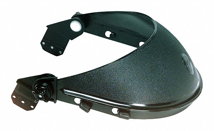 Face Shield Adapter Black Plastic