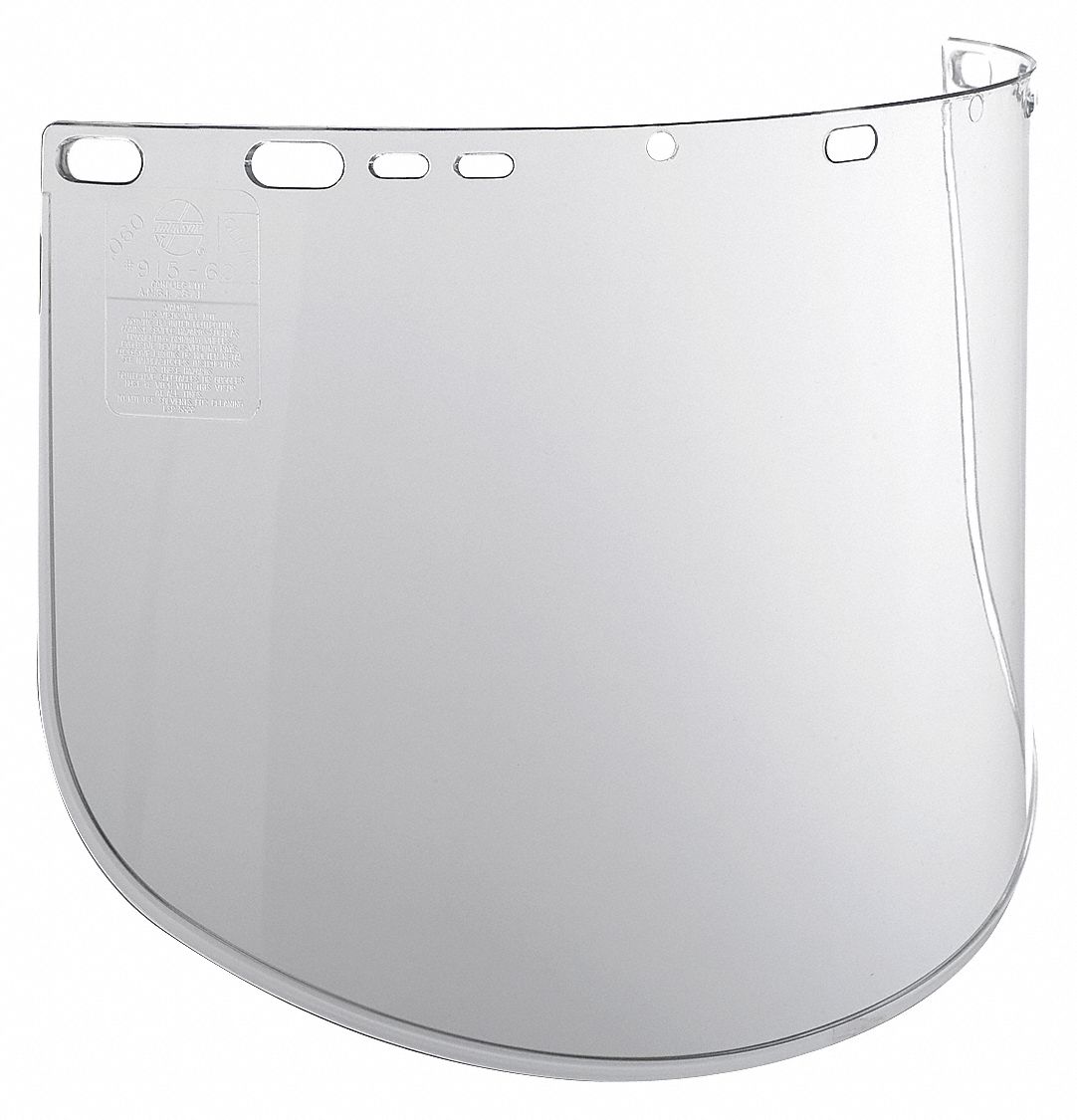 FaceShieldVisor Clr Uncoated PC