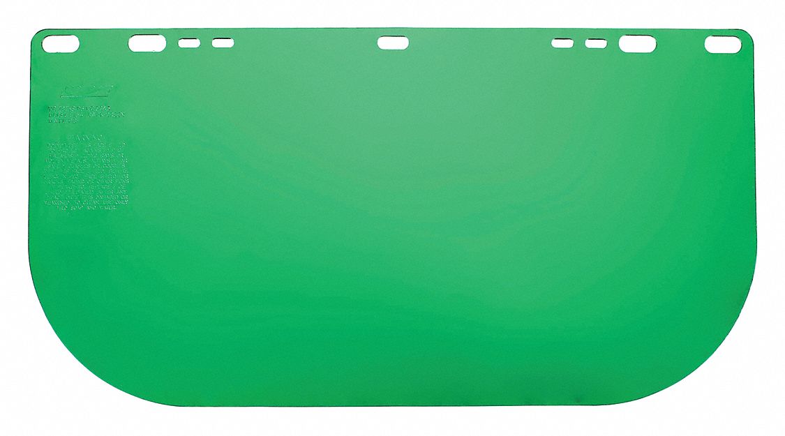 JACKSON SAFETY, Green, Uncoated, Face Shield 33VA2529100 Grainger