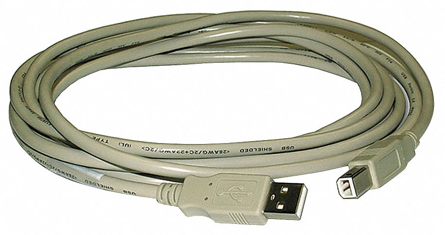 Cable USB Type A-Mini B: For Panel Meters, Type A / Mini B