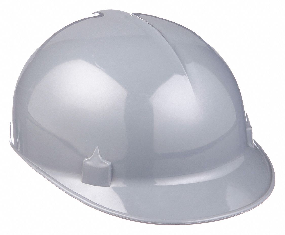 Bump Cap, Front Brim, Pinlock, Gray