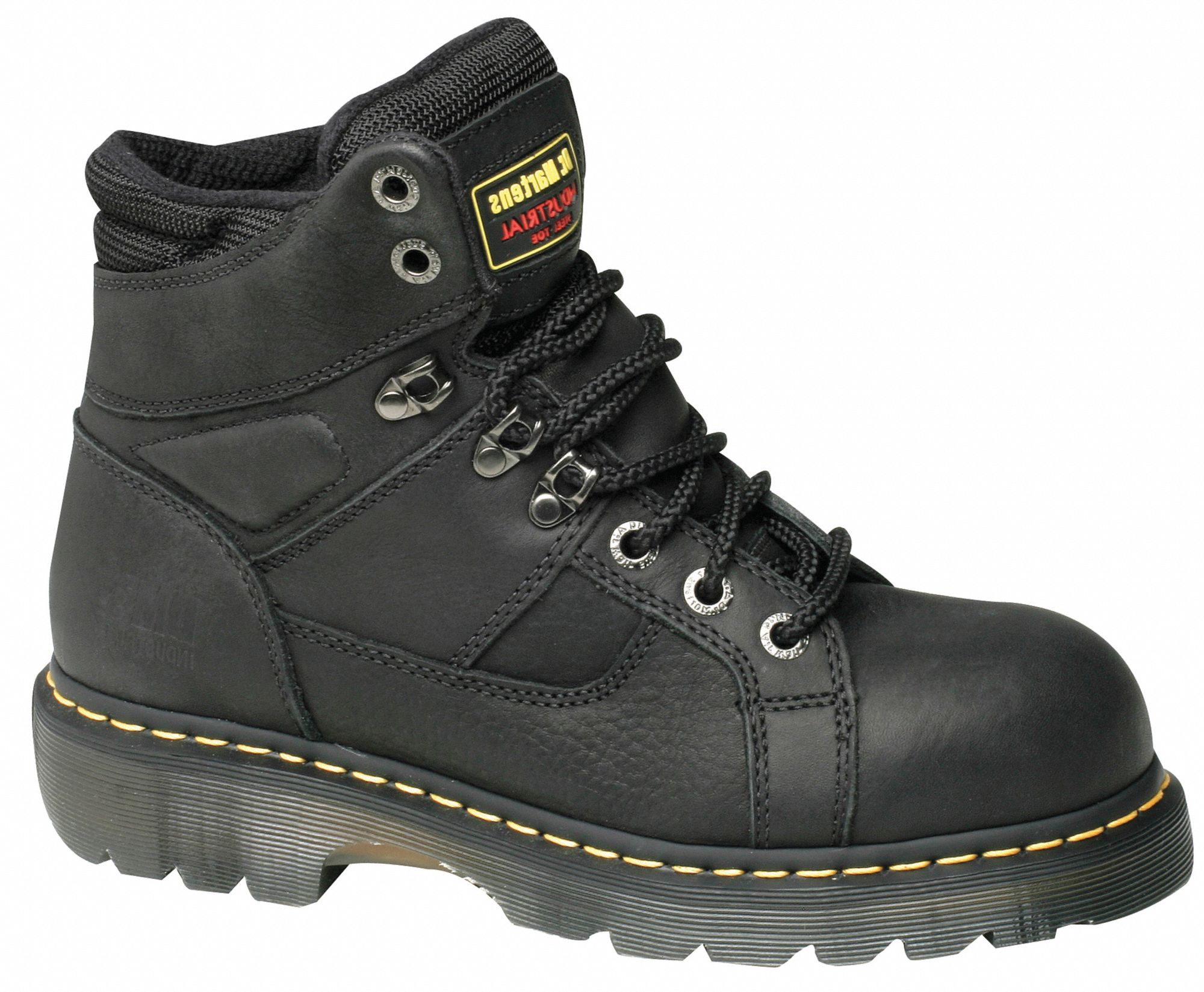 Work Boot: M, 8, 6 in Work Boot Footwear, Men's, Black, Good, 1 PR